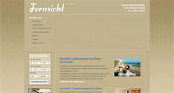 Desktop Screenshot of haus-fernsicht.de