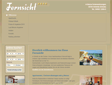 Tablet Screenshot of haus-fernsicht.de